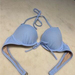 Women’s Ruffle Push-Up Underwire Bikini Top - Shade & Shore - Blue 36B